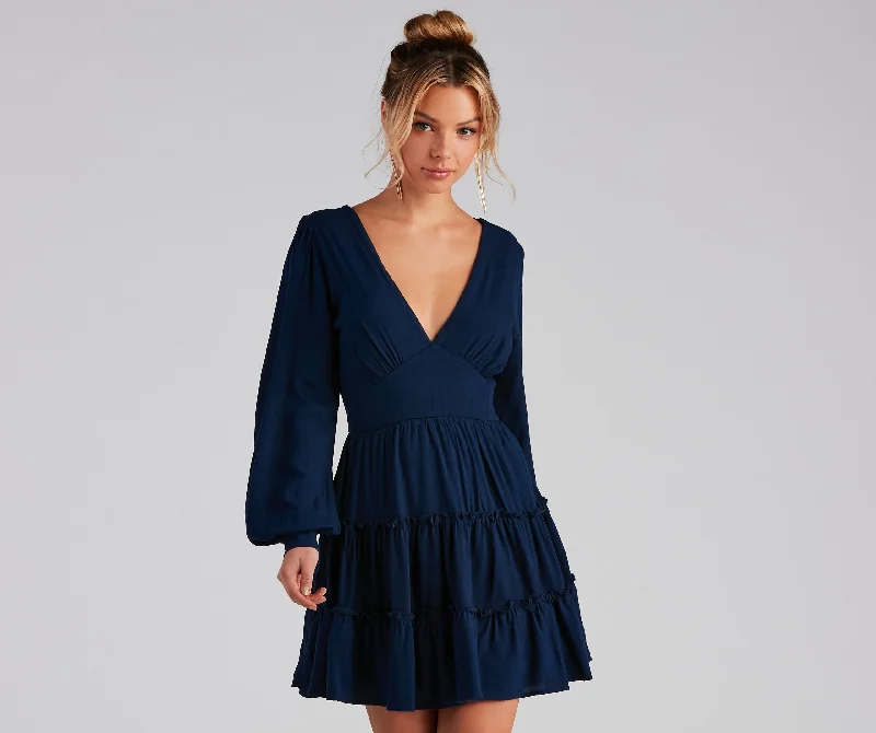 Flirty And Flowy Woven Mini Dress