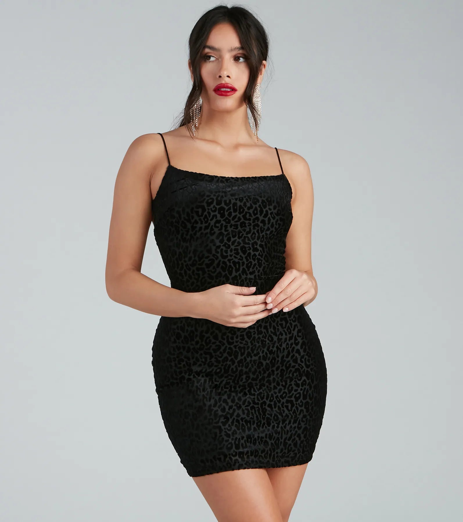 Pretty And Purrfect Mini Dress