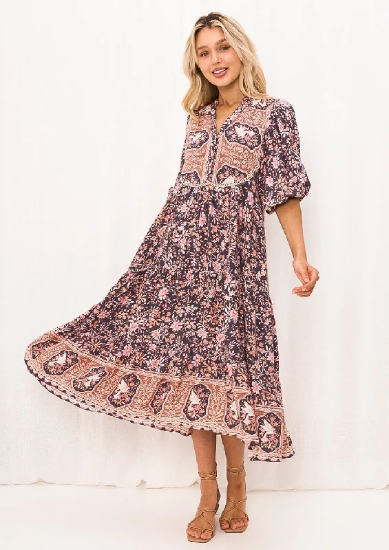 Song Bird Midi Dress