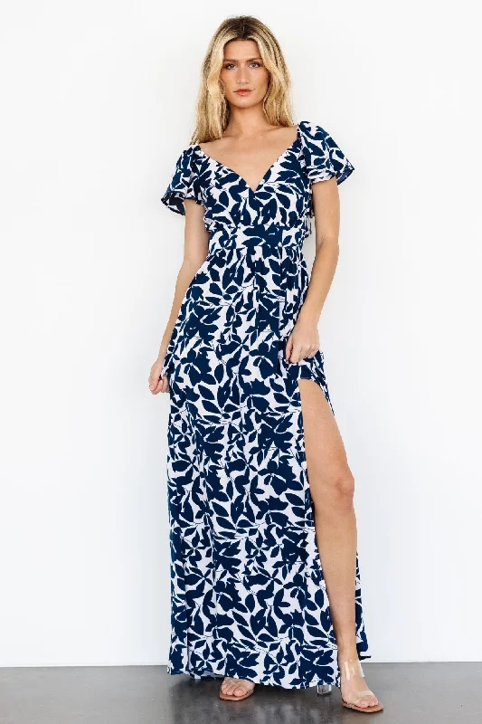 Adira Maxi Dress | Navy Floral